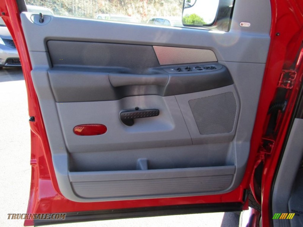 2008 Ram 2500 SLT Quad Cab 4x4 - Flame Red / Medium Slate Gray photo #9