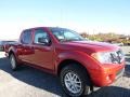Nissan Frontier SV Crew Cab 4x4 Lava Red photo #1