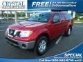 Nissan Frontier SE V6 King Cab 4x4 Red Brick photo #1
