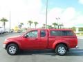 Nissan Frontier SE V6 King Cab 4x4 Red Brick photo #2