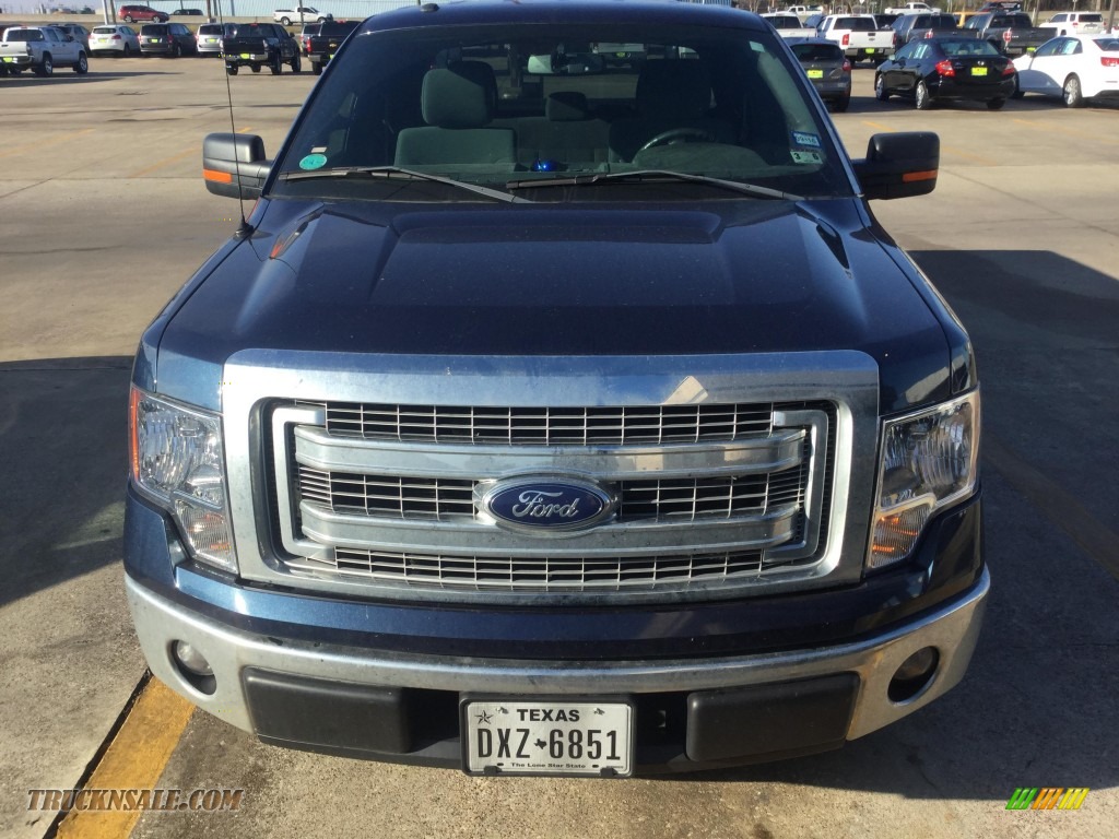 Blue Jeans / Steel Grey Ford F150 XLT SuperCab