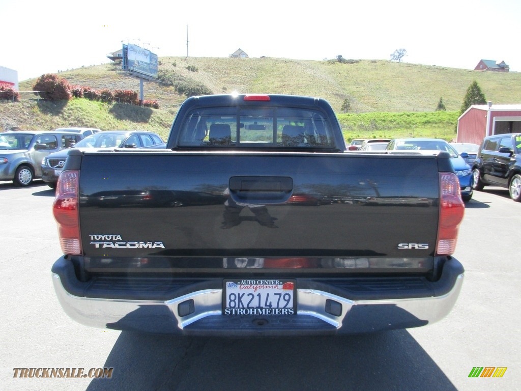 2007 Tacoma Access Cab - Black Sand Pearl / Graphite Gray photo #6