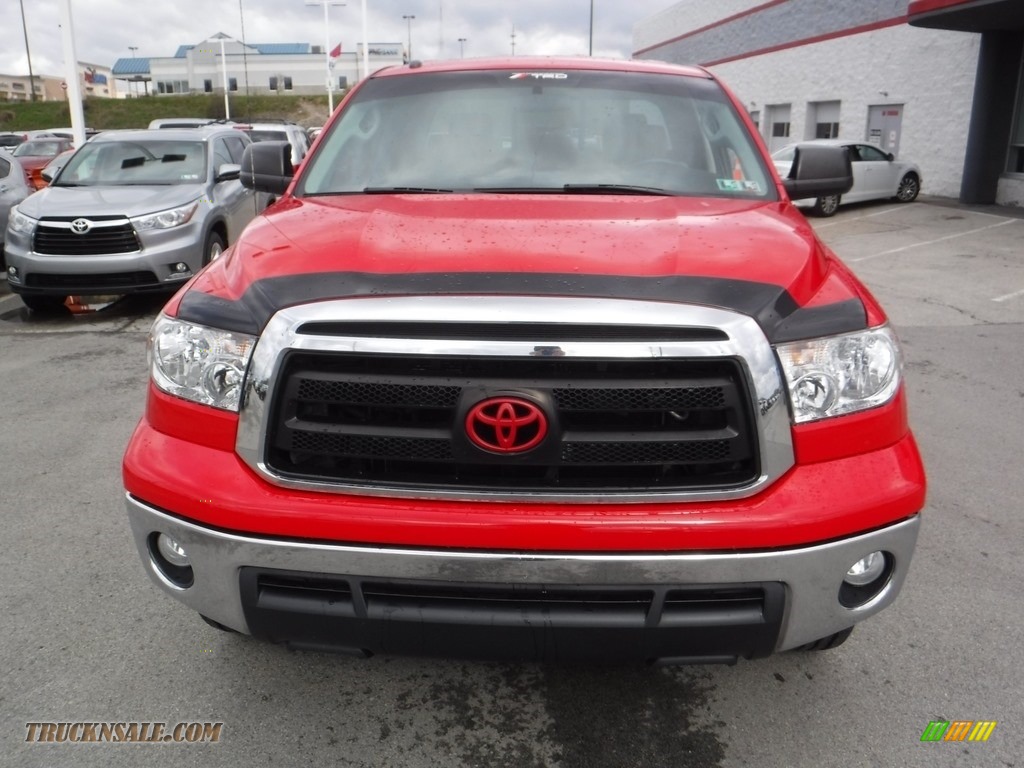 2011 Tundra TRD Double Cab 4x4 - Radiant Red / Graphite Gray photo #5