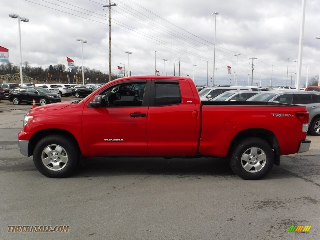 2011 Tundra TRD Double Cab 4x4 - Radiant Red / Graphite Gray photo #7