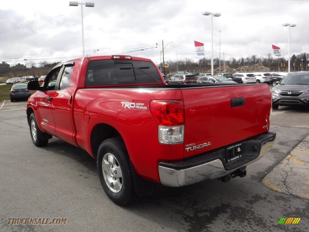 2011 Tundra TRD Double Cab 4x4 - Radiant Red / Graphite Gray photo #8