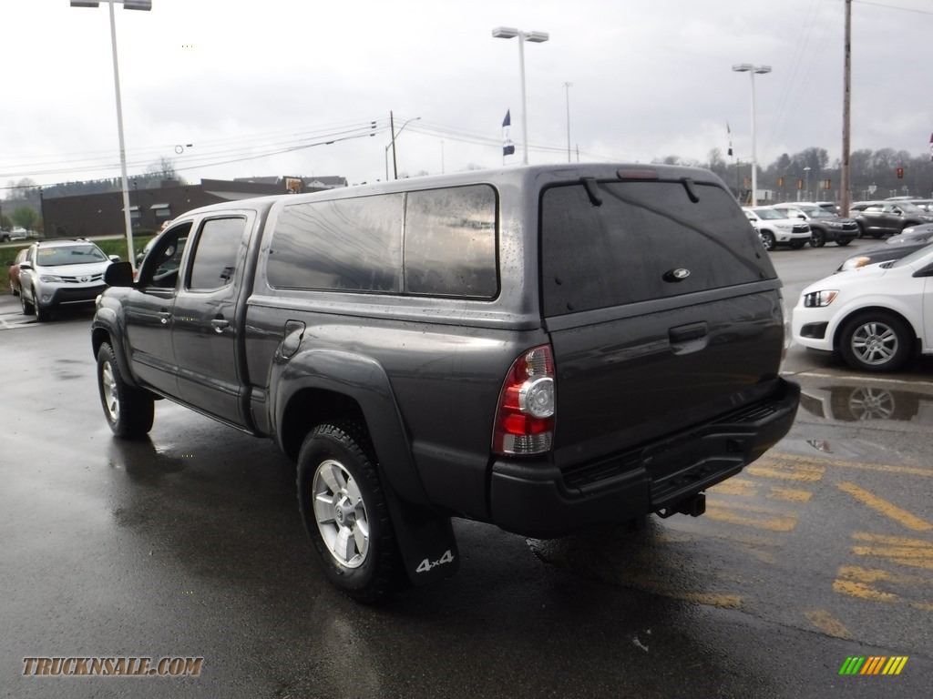 2012 Tacoma V6 TRD Sport Double Cab 4x4 - Magnetic Gray Mica / Graphite photo #7