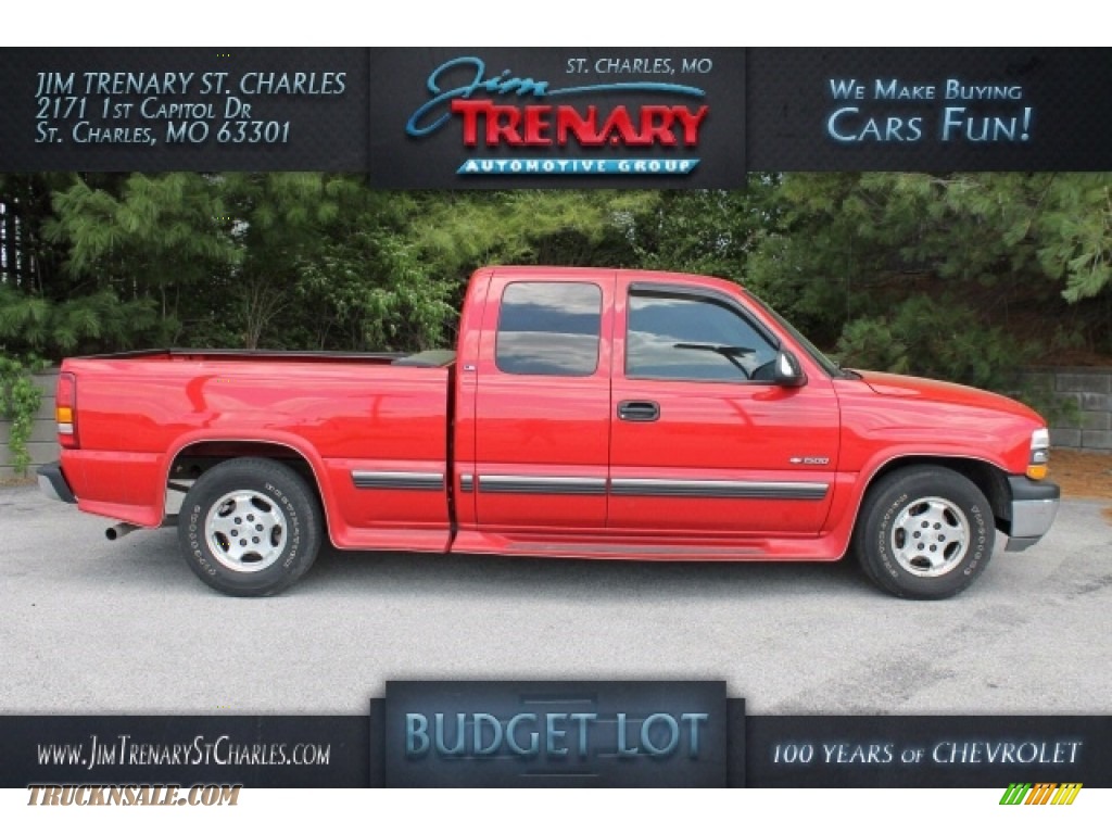 Victory Red / Graphite Chevrolet Silverado 1500 LS Extended Cab
