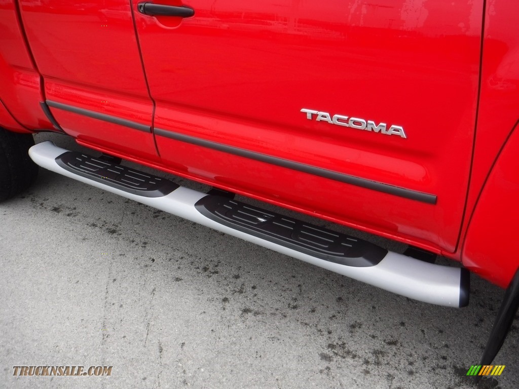 2008 Tacoma V6 SR5 Access Cab 4x4 - Radiant Red / Graphite Gray photo #4