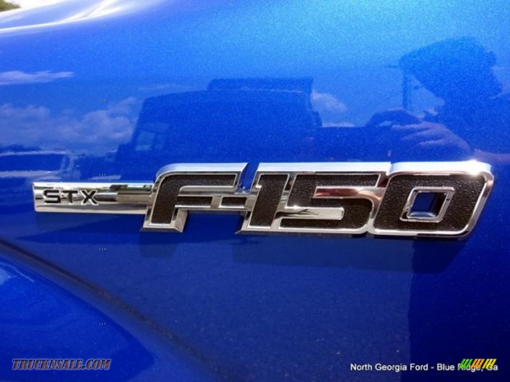 2014 F150 STX SuperCab 4x4 - Blue Flame / Black photo #36
