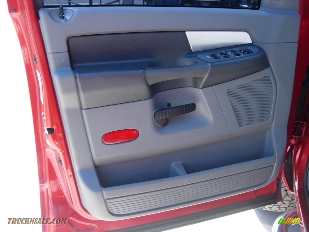 2007 Ram 1500 SLT Quad Cab 4x4 - Inferno Red Crystal Pearl / Medium Slate Gray photo #11