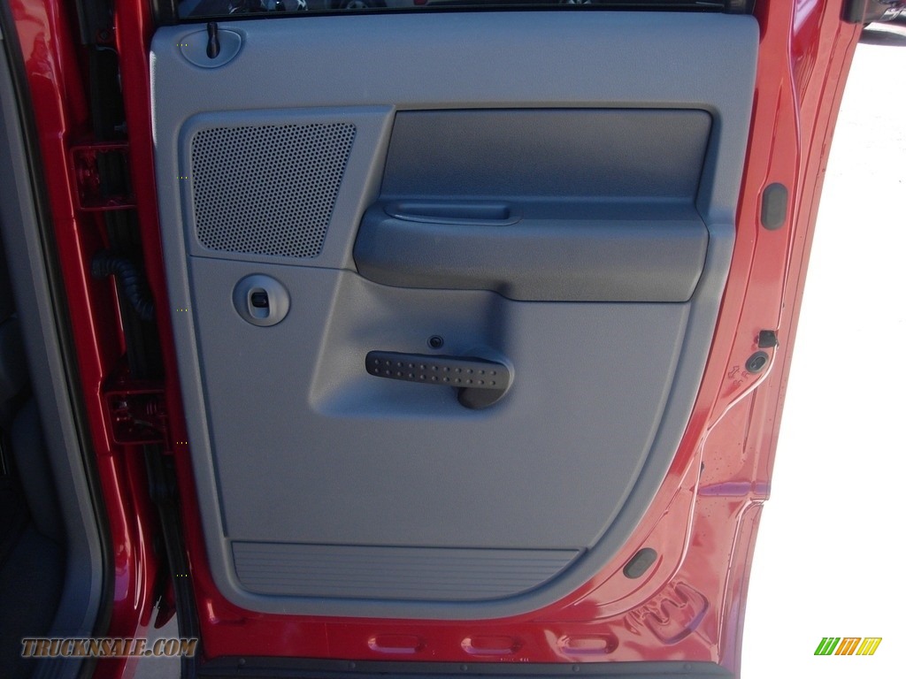 2007 Ram 1500 SLT Quad Cab 4x4 - Inferno Red Crystal Pearl / Medium Slate Gray photo #15