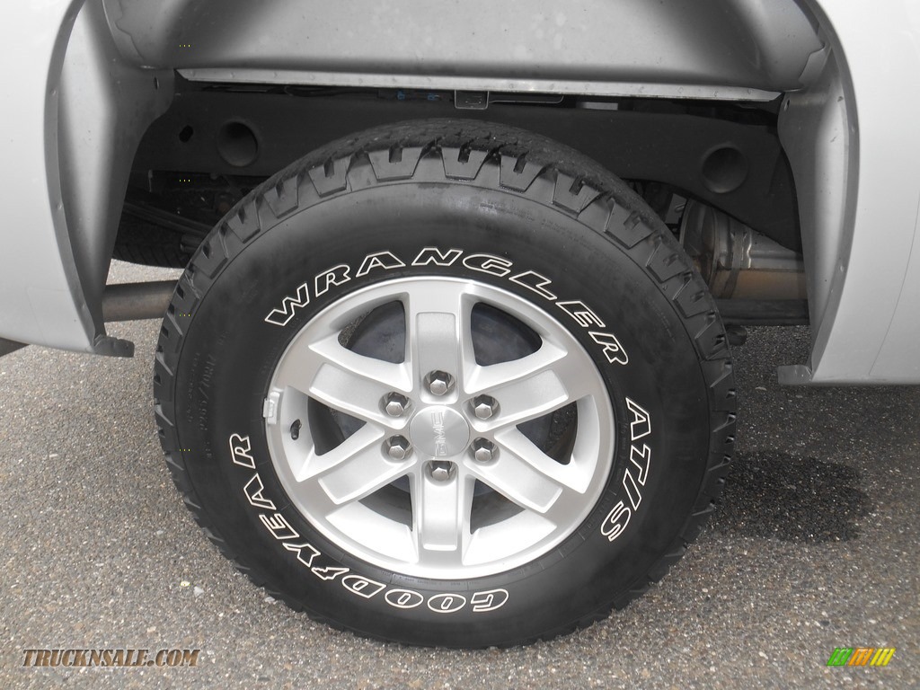 2013 Sierra 1500 SLE Extended Cab 4x4 - Quicksilver Metallic / Ebony photo #13