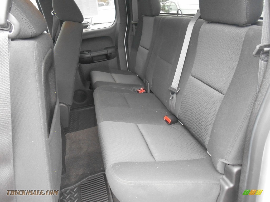 2013 Sierra 1500 SLE Extended Cab 4x4 - Quicksilver Metallic / Ebony photo #22