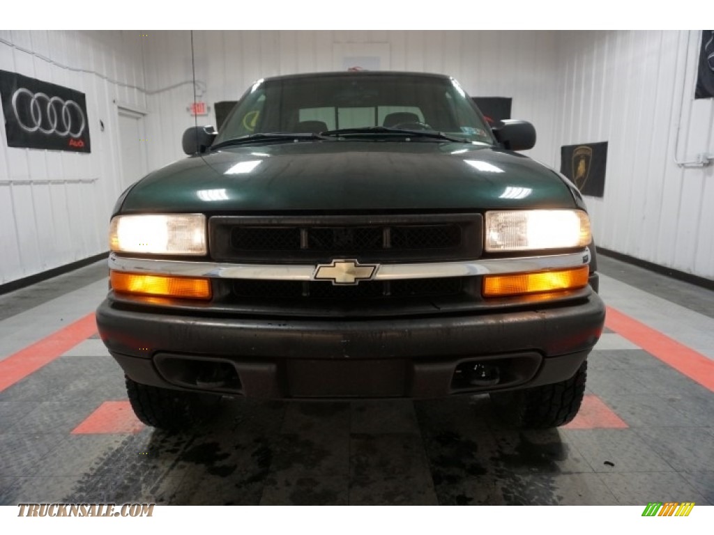 2001 S10 ZR2 Extended Cab 4x4 - Forest Green Metallic / Graphite photo #4