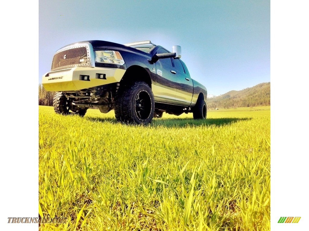 2011 Ram 2500 HD Laramie Longhorn Mega Cab 4x4 - Rugged Brown Pearl / Light Pebble Beige/Bark Brown photo #3