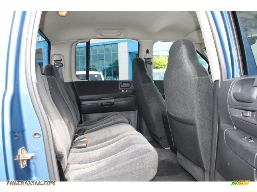 2004 Dakota SLT Quad Cab 4x4 - Atlantic Blue Pearl / Dark Slate Gray photo #9