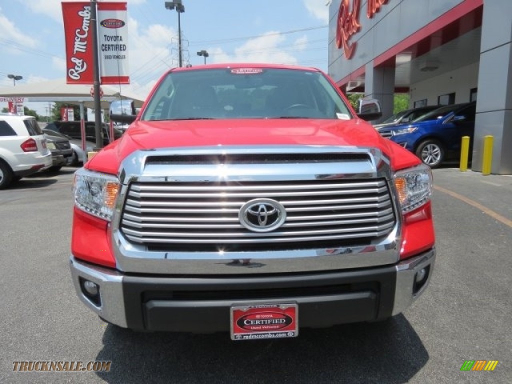 2016 Tundra Limited CrewMax - Radiant Red / Graphite photo #3