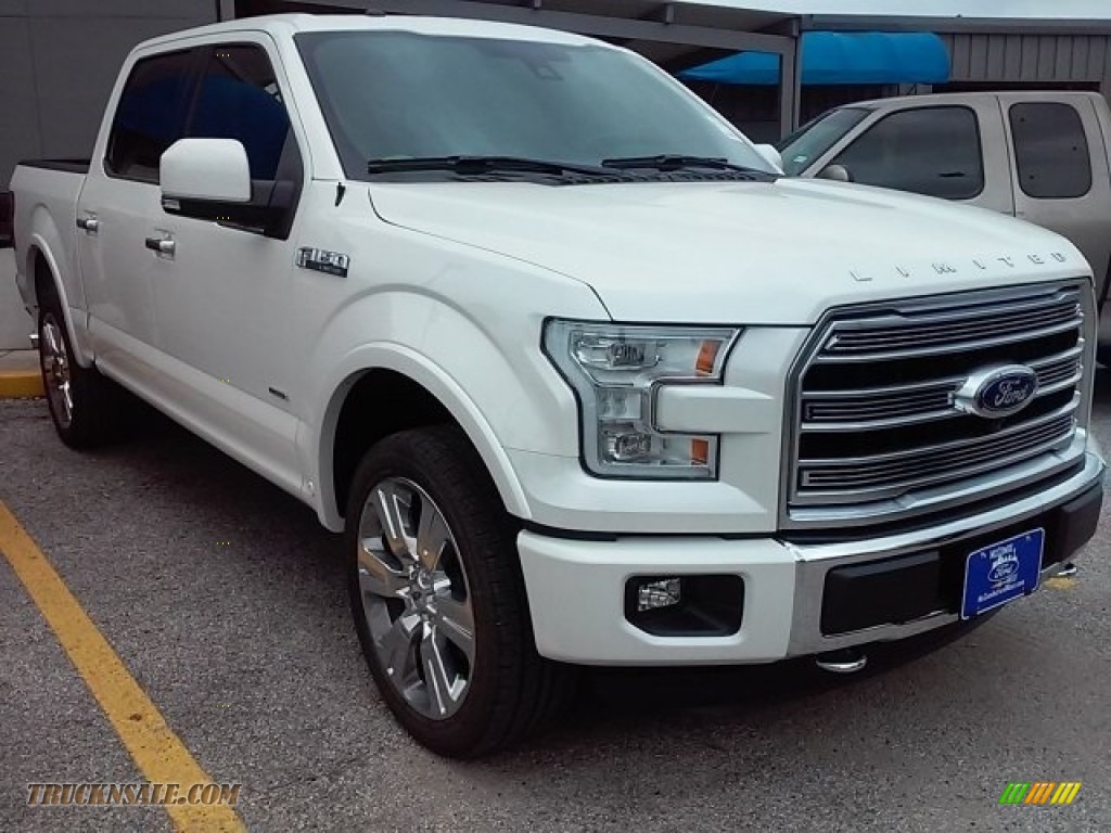 White Platinum / Limited Mojave Ford F150 Limited SuperCrew 4x4