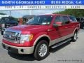 Ford F150 Lariat SuperCrew Red Candy Metallic photo #1