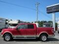 Ford F150 Lariat SuperCrew Red Candy Metallic photo #2
