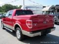 Ford F150 Lariat SuperCrew Red Candy Metallic photo #3