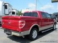 Ford F150 Lariat SuperCrew Red Candy Metallic photo #6