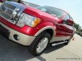 Ford F150 Lariat SuperCrew Red Candy Metallic photo #33