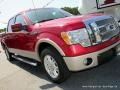 Ford F150 Lariat SuperCrew Red Candy Metallic photo #34