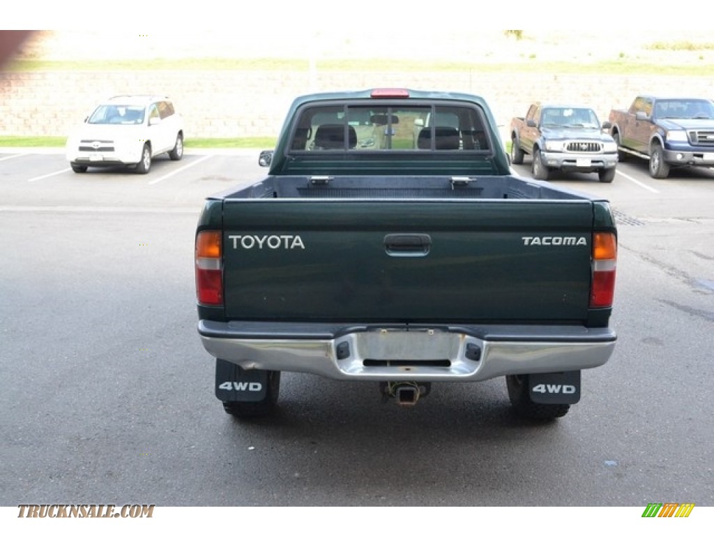 1999 Tacoma V6 Extended Cab 4x4 - Surfside Green Mica / Gray photo #3