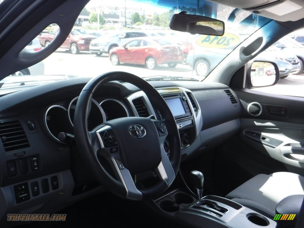 2014 Tacoma V6 TRD Sport Double Cab 4x4 - Magnetic Gray Metallic / Graphite photo #16