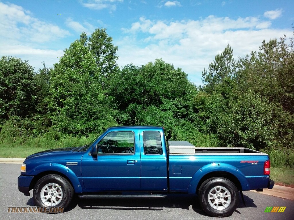 Vista Blue Metallic / Medium Dark Flint Ford Ranger XLT SuperCab 4x4