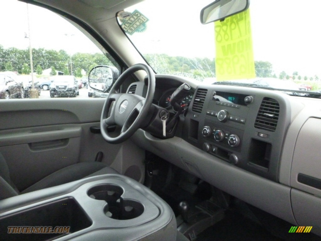 2012 Sierra 1500 Regular Cab 4x4 - Quicksilver Metallic / Dark Titanium photo #13