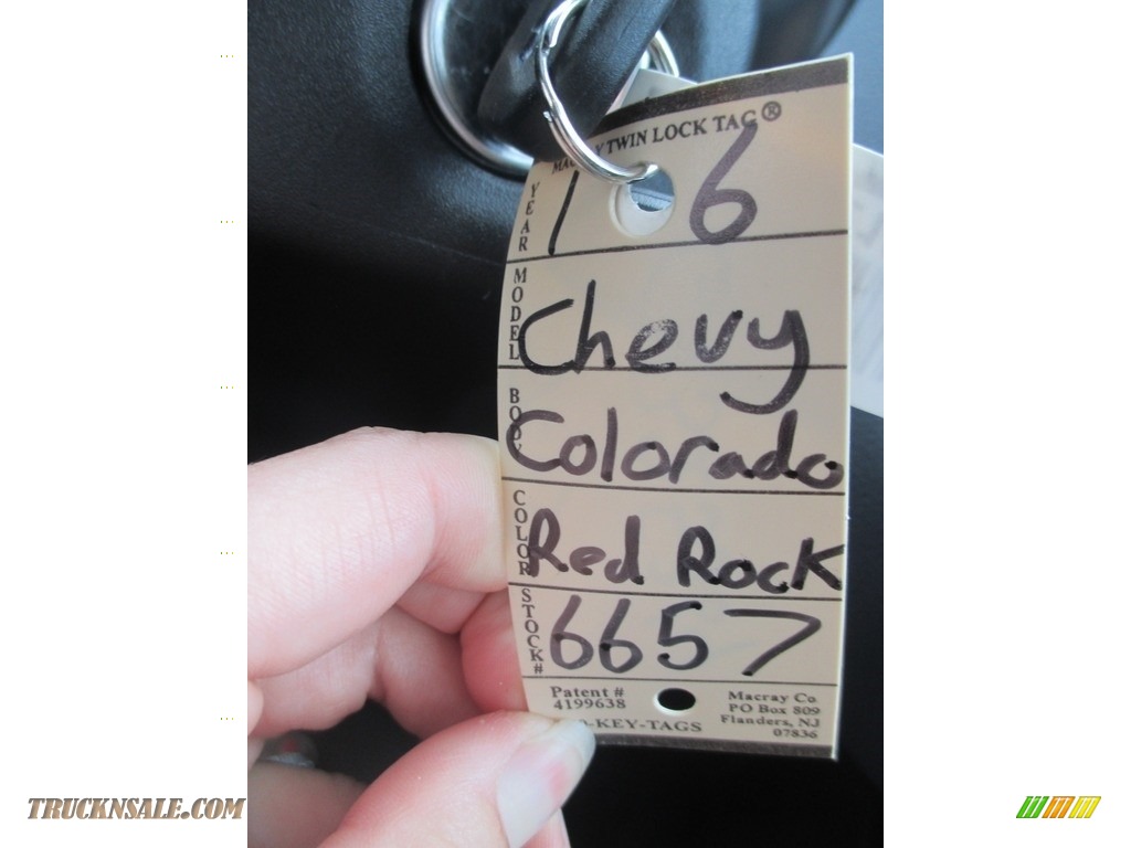 2016 Colorado Z71 Crew Cab 4x4 - Red Rock Metallic / Jet Black photo #13