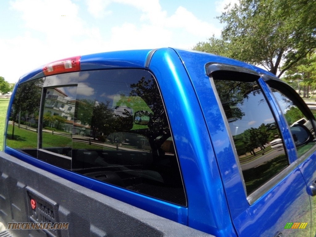2008 Ram 1500 SLT Quad Cab - Electric Blue Pearl / Medium Slate Gray photo #46