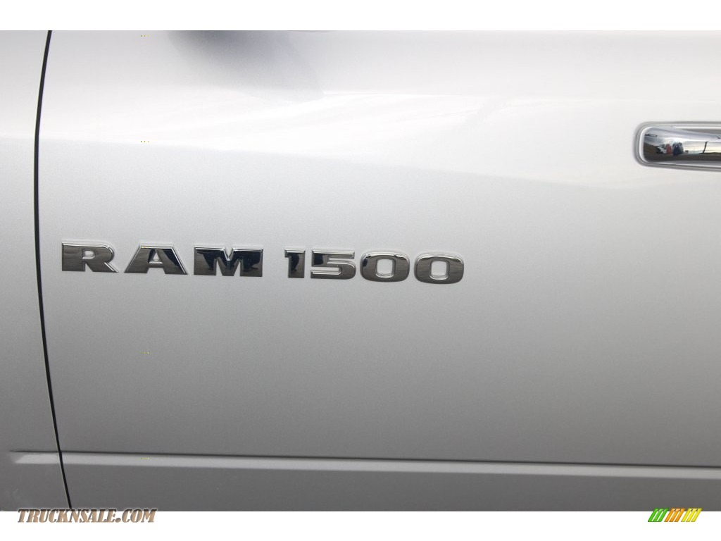 2012 Ram 1500 SLT Quad Cab - Bright Silver Metallic / Dark Slate Gray/Medium Graystone photo #21