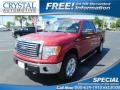 Ford F150 XL SuperCab 4x4 Red Candy Metallic photo #1