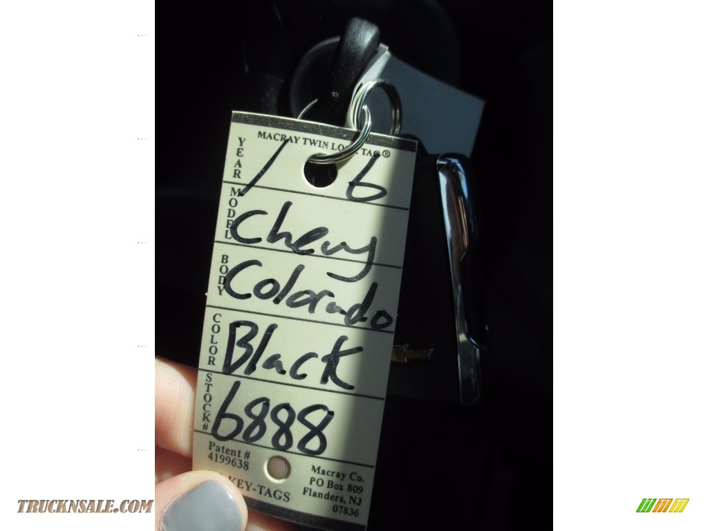 2016 Colorado Z71 Crew Cab 4x4 - Black / Jet Black photo #13