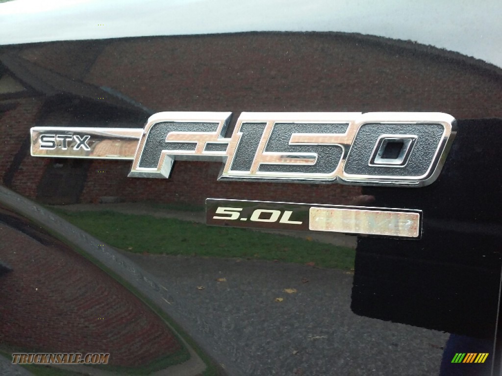 2013 F150 STX Regular Cab 4x4 - Tuxedo Black Metallic / Steel Gray photo #23