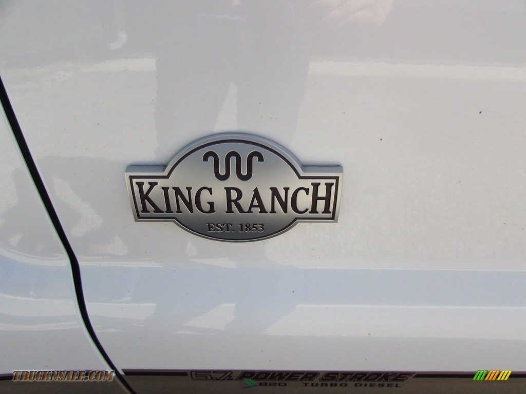 2011 F350 Super Duty King Ranch Crew Cab 4x4 Dually - White Platinum Tri-Coat Metallic / Adobe photo #11