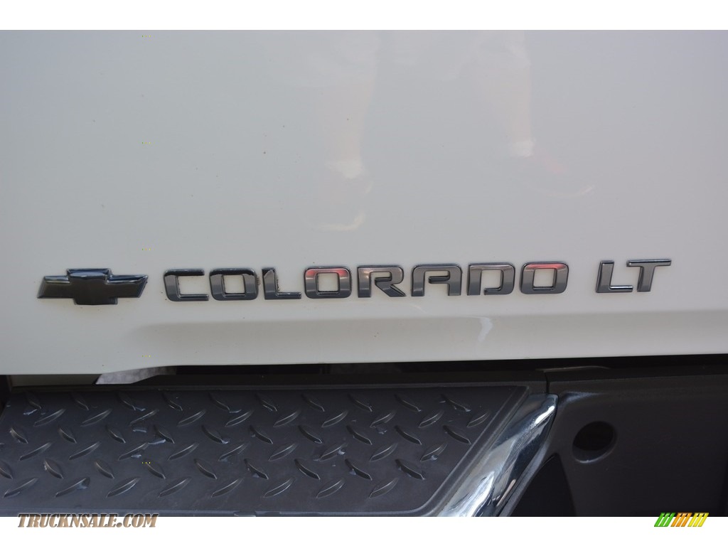 2007 Colorado LT Crew Cab - Summit White / Very Dark Pewter photo #6