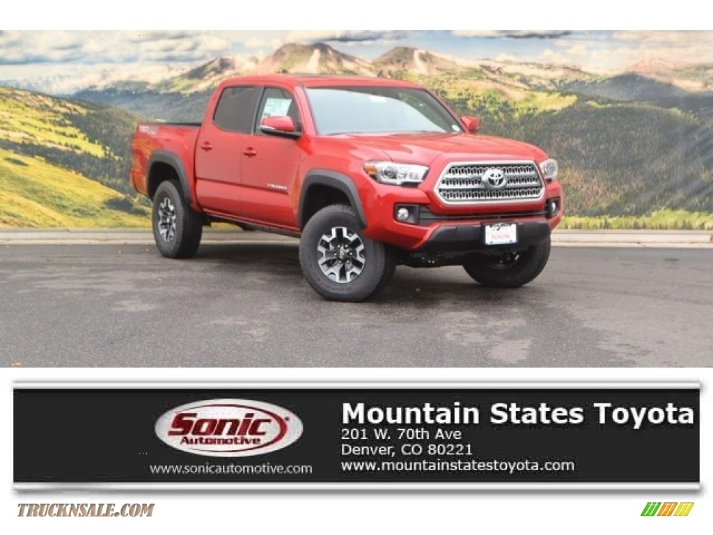 2017 Tacoma TRD Off Road Double Cab 4x4 - Barcelona Red Metallic / TRD Graphite photo #1
