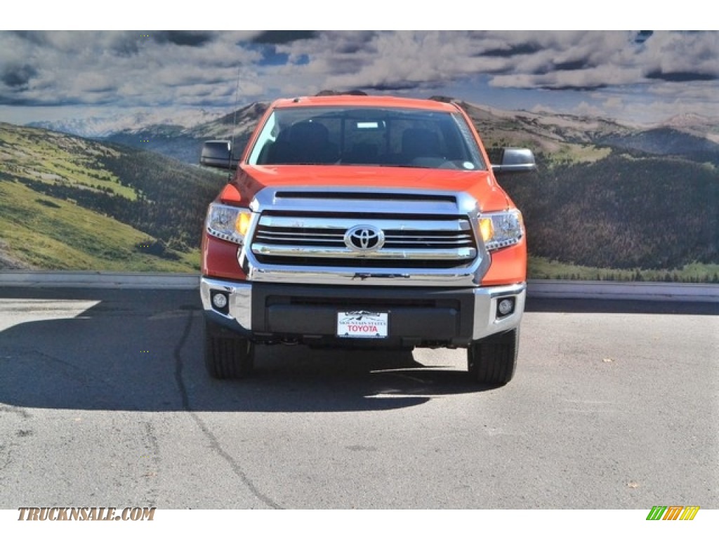 2017 Tundra SR5 Double Cab 4x4 - Inferno Orange / Black photo #2