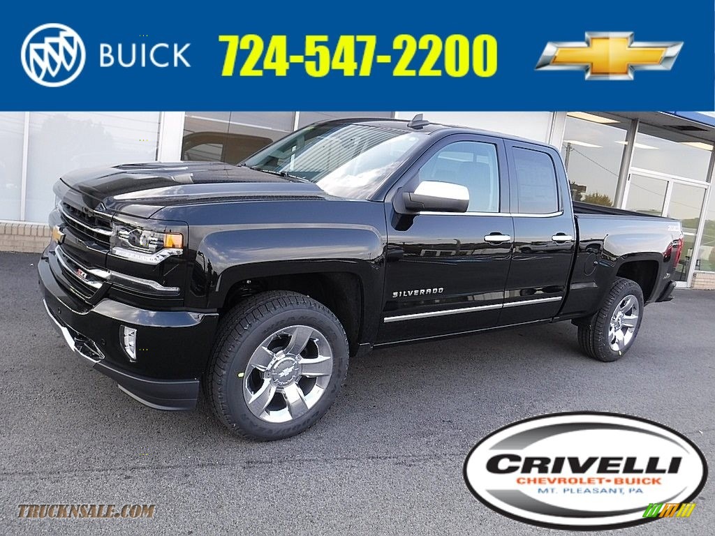2017 Chevrolet Silverado 1500 LTZ Double Cab 4x4 in Black ... 2017 Chevrolet Silverado 1500 LTZ Double Cab 4x4 in Black ...