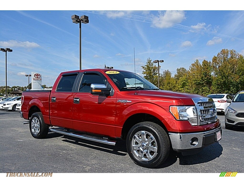 Race Red / Steel Grey Ford F150 XLT SuperCrew