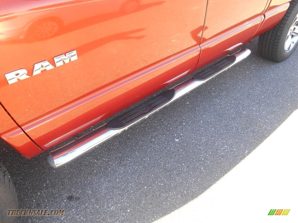 2008 Ram 1500 SLT Quad Cab 4x4 - Sunburst Orange Pearl / Medium Slate Gray photo #8