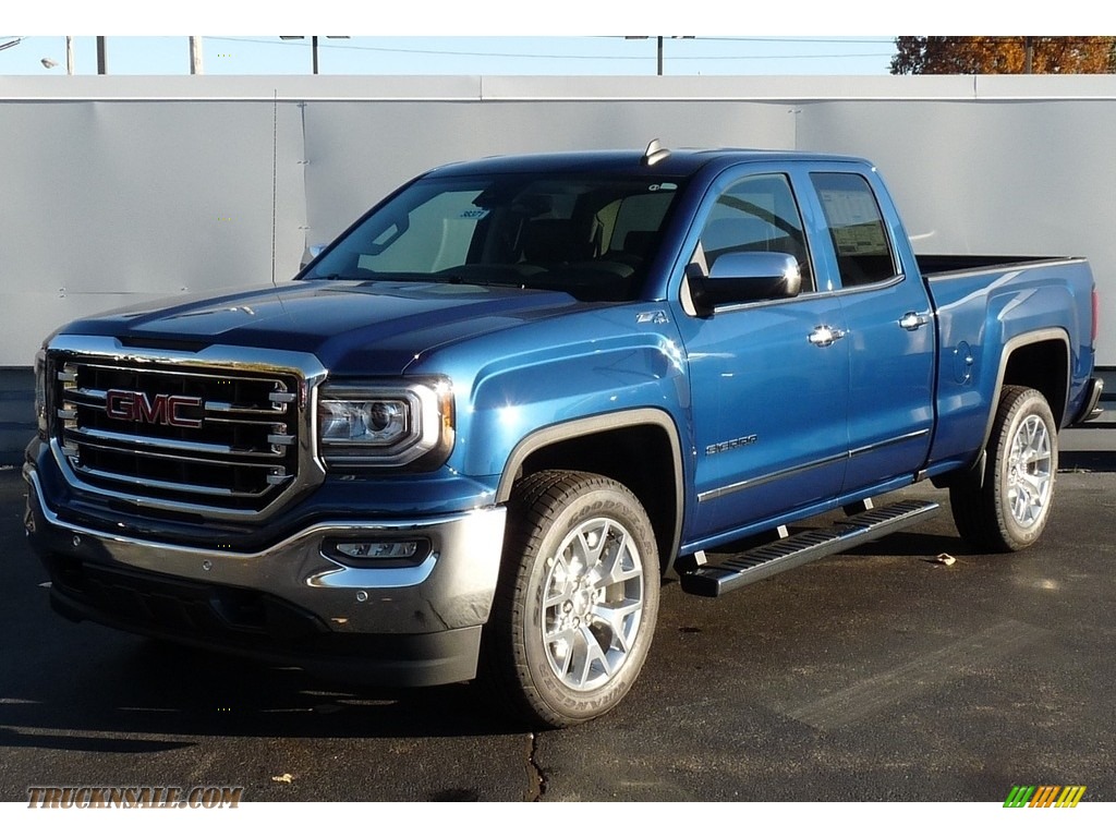 2017 Gmc Sierra 1500 Slt Double Cab 4wd In Stone Blue Metallic 2017 Gmc Sierra 1500 Slt Double Cab 4wd In Stone Blue Metallic 144334