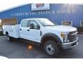 Ford F450 Super Duty XL Crew Cab Chassis Oxford White photo #1