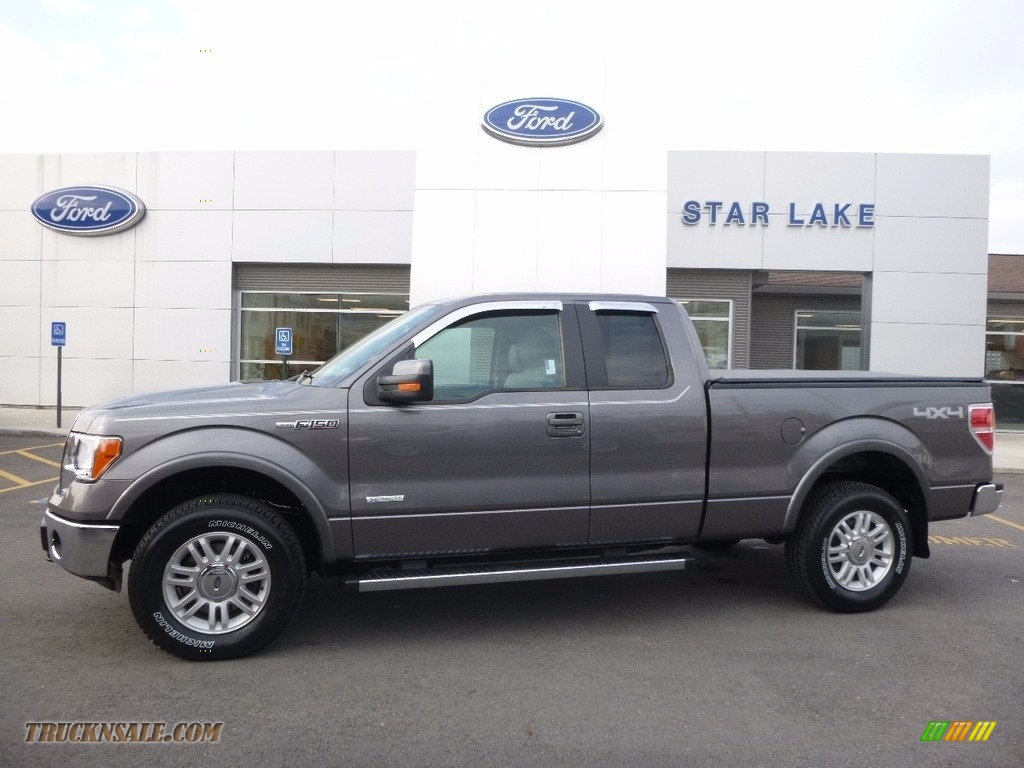2013 Ford F150 Lariat SuperCab 4x4 in Sterling Gray Metallic B17435