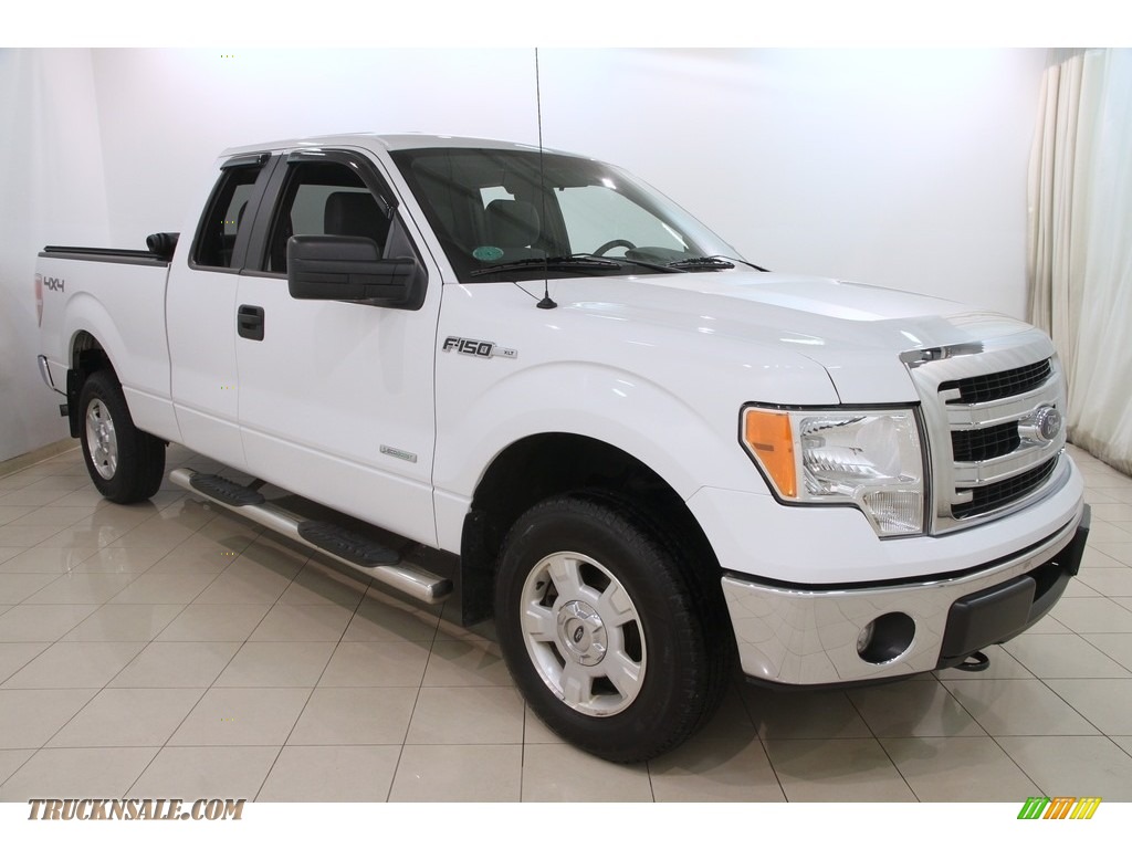 Oxford White / Steel Gray Ford F150 XLT SuperCab 4x4