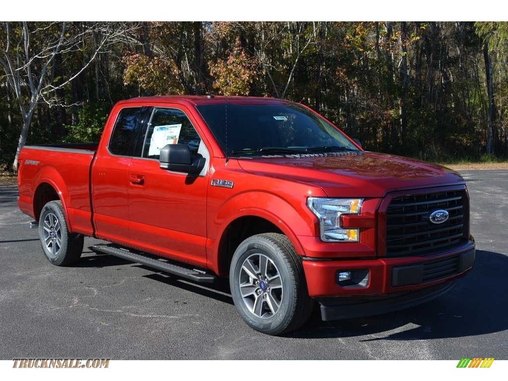 2017 Ford F150 Xlt Supercrew In Ruby Red A50514 Truck N 2017 F150 Xlt Supercrew Ruby Red Black Photo 1
